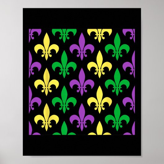 Poster Fête du costume Mardi Gras (Devant)