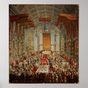 Poster Fête du couronnement de Joseph II à Francfort