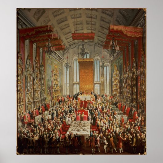 Poster Fête du couronnement de Joseph II à Francfort (Devant)