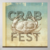 Poster Fête du crabe (Devant)