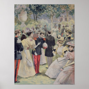Poster Fête du jardin à l'Elysee