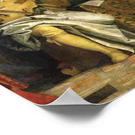 Poster Fête du mariage à Cana (Coin)