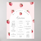 Poster Fête du premier anniversaire de Berry (Devant)