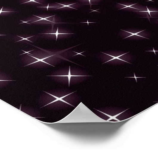 Poster fête du pyjama : starshine (Coin)