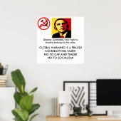 Poster Fête du thé de jour fiscal (Bureau à domicile)