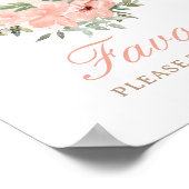 Poster Fête du thé floral Symbole d'anniversaire Faveurs (Coin)