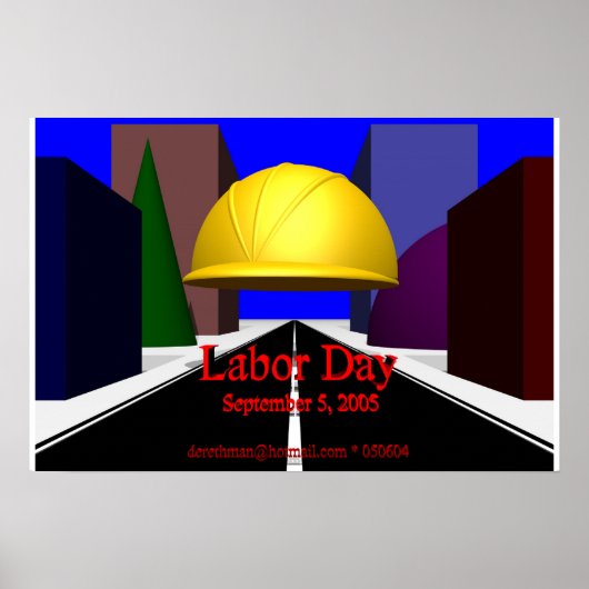 Poster Fête du travail (impression) (Devant)