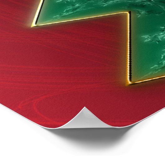 Poster Fête factice Noël Imprimer (Coin)