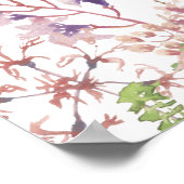 Poster Fête funéraire de Wildlower de l'Affiche de bienve (Coin)