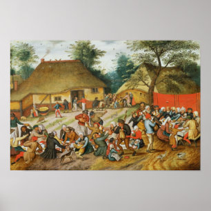 Poster Fête mariage