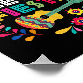 Poster Fête mexicaine Cinco De Mayo (Coin)