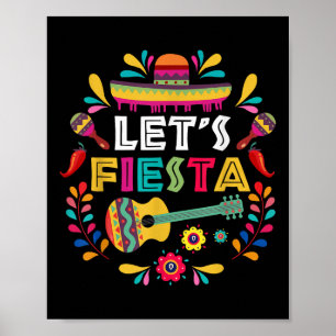 Poster Fête mexicaine Cinco De Mayo