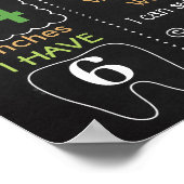 Poster Fête mexicaine de Cactus (Coin)