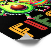 Poster Fête mexicaine du Cinco De Mayo (Coin)