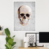 Poster Fête mexicaine du crâne mort (Bureau à domicile)