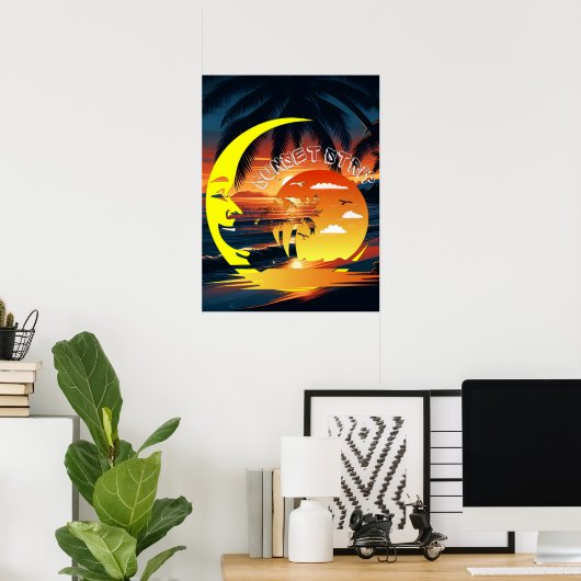 Poster Fête sur le Sunset Strip (Bureau à domicile)
