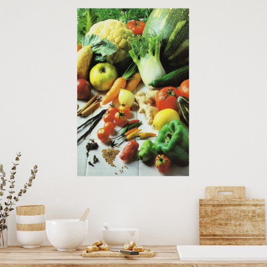 Poster Fête végétale (Cuisine)