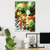 Poster Fête végétale (Bureau à domicile)