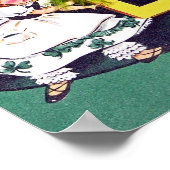 Poster Fête vintage de la St Patrick (Coin)