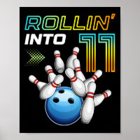 Fêter 11 ans au bowling rétro en roulant vers 11 a