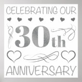Poster Fêter notre 30e anniversaire (Devant)