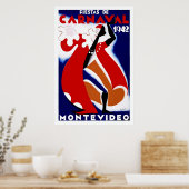 Poster Fêtes de Carnaval ~ Montevideo (Cuisine)