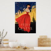 Poster Fêtes de Genève (Cuisine)