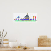 Poster Fêtes japonaises. (Cuisine)