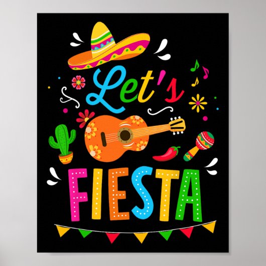 Poster Fêtons la fête du costume de Cinco De Mayo (Devant)