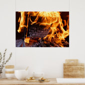 Poster Feu (Cuisine)