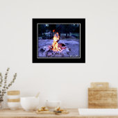 Poster Feu (Cuisine)