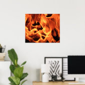 Poster Feu (Bureau à domicile)