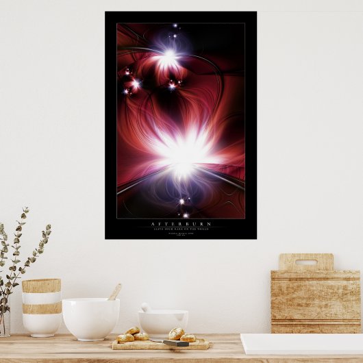 Poster Feu (Cuisine)