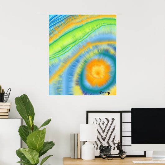 POSTER "FEU" (Bureau à domicile)