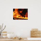 Poster Feu (Cuisine)