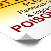 Poster Feu abattu PAS ici aujourd'hui (Coin)