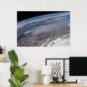 Poster Feu Autour Du Parc National De Yosemite. (Bureau à domicile)