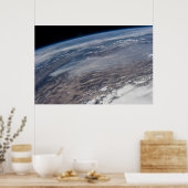 Poster Feu Autour Du Parc National De Yosemite. (Cuisine)