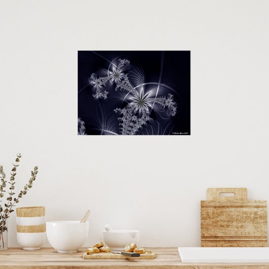 Poster Feu blanc (Cuisine)