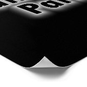 Poster Feu blanc de la fête d'Halloween (Coin)