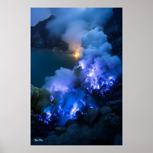 Poster Feu bleu (Devant)