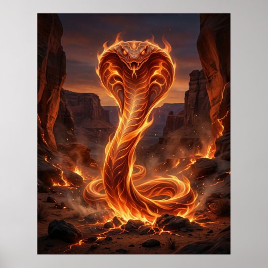 Poster Feu Cobra Ember Canyon (Devant)