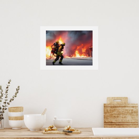 Poster Feu d'affiche (Cuisine)