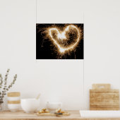 Poster Feu d'amour (Cuisine)