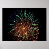 Poster feu d'artifice (Devant)