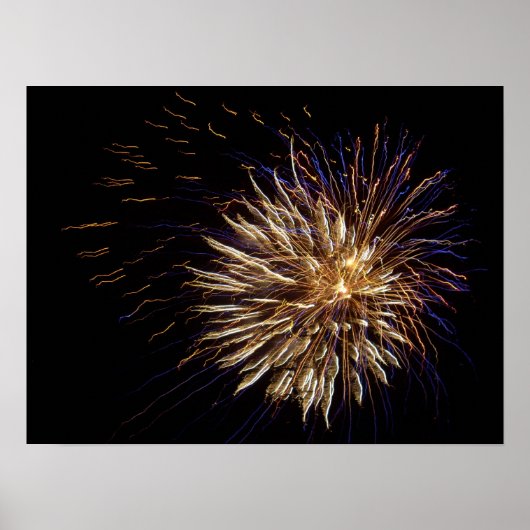 Poster feu d'artifice été (Devant)