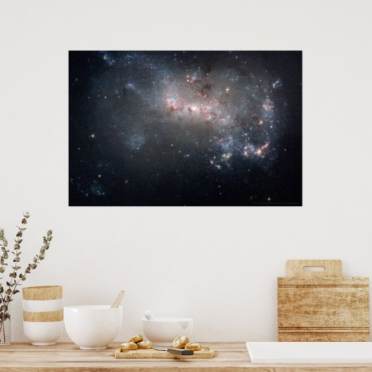 Poster Feu d'artifice Stellar en Galaxy NGC 4449 30x20 (Cuisine)
