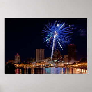 Poster Feu d'artifice sur Rochester