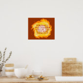Poster Feu de balle dans la chambre (Cuisine)