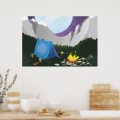 Poster Feu de camp (Cuisine)